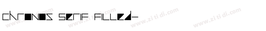 Chronos Serif Filled字体转换